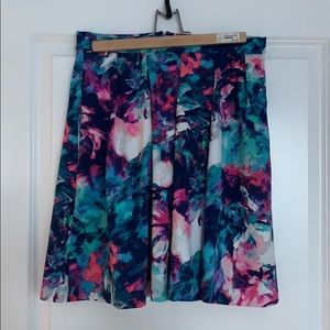 Water-Color Skater Skirt
